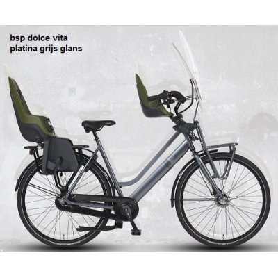 BSP Dolce Vita moederfiets 3 / 7 speed | Grey BSP Dolce Vita moederfiets 3 / 7 speed | Grey
